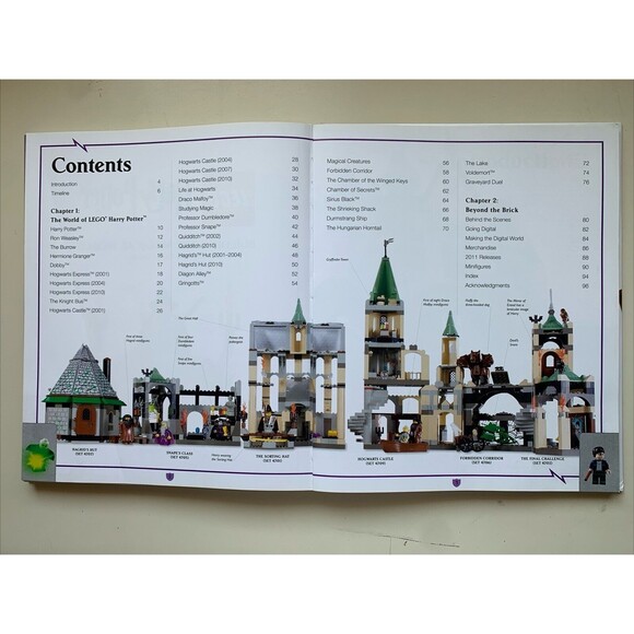 Lego Book Harry Potter Building the Magical World with Mini-figure by Dowsett - Picture 9 of 9